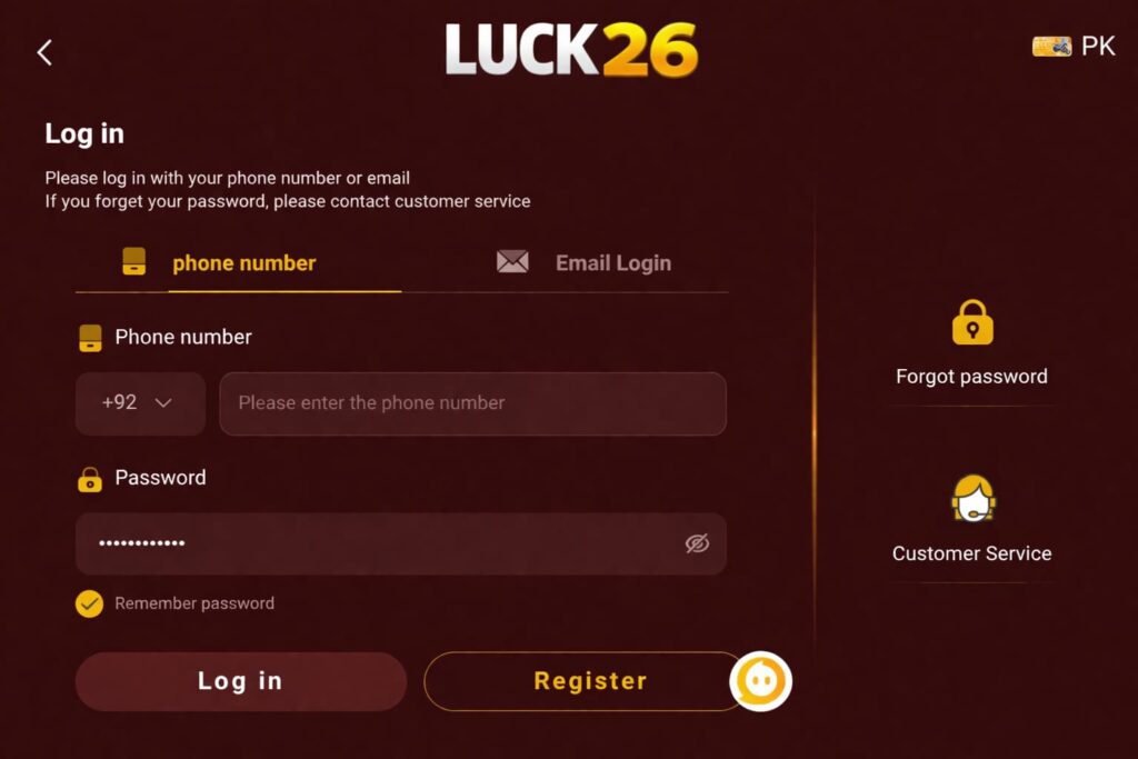 Luck26 Game