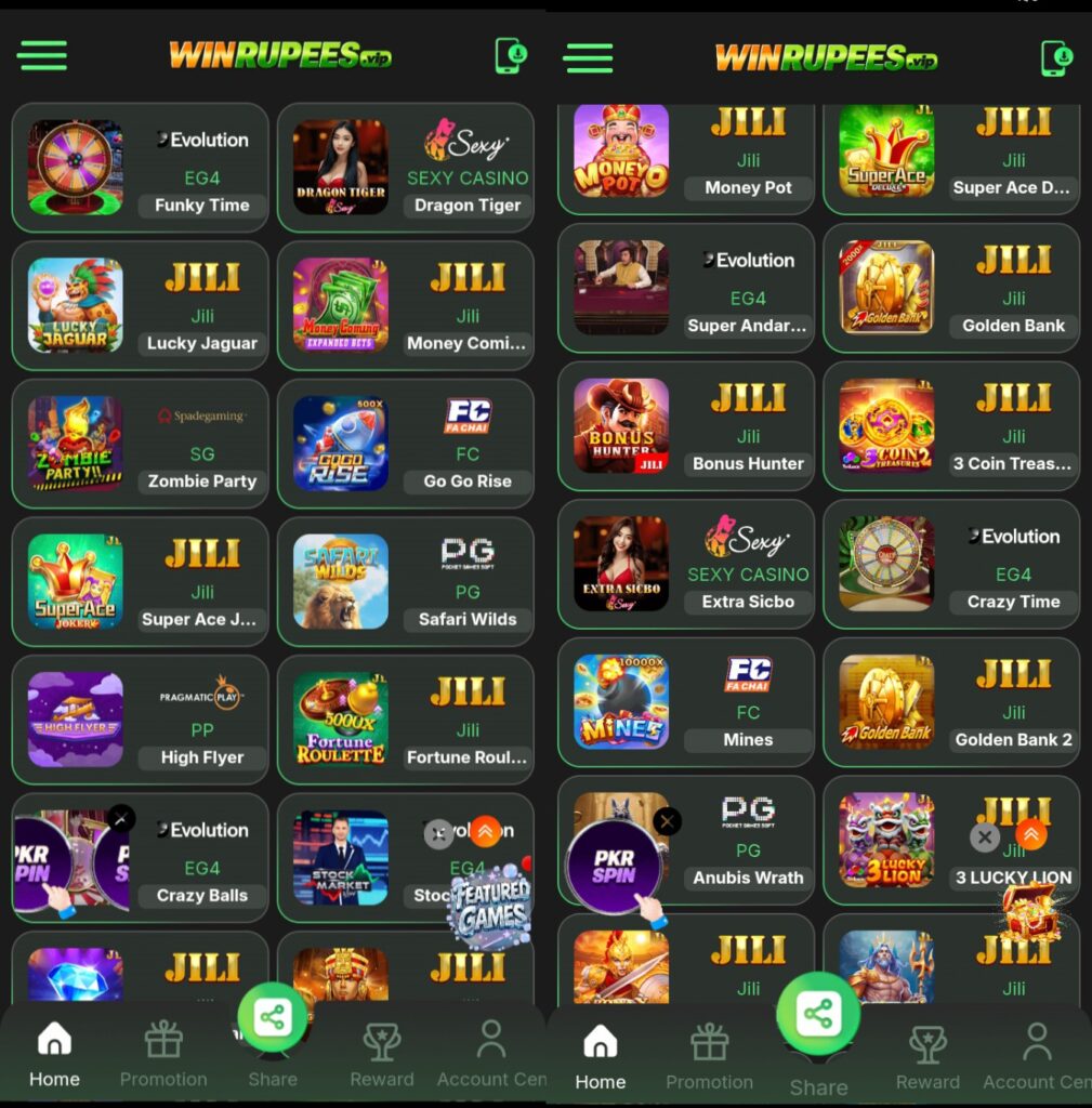 Win rupees game