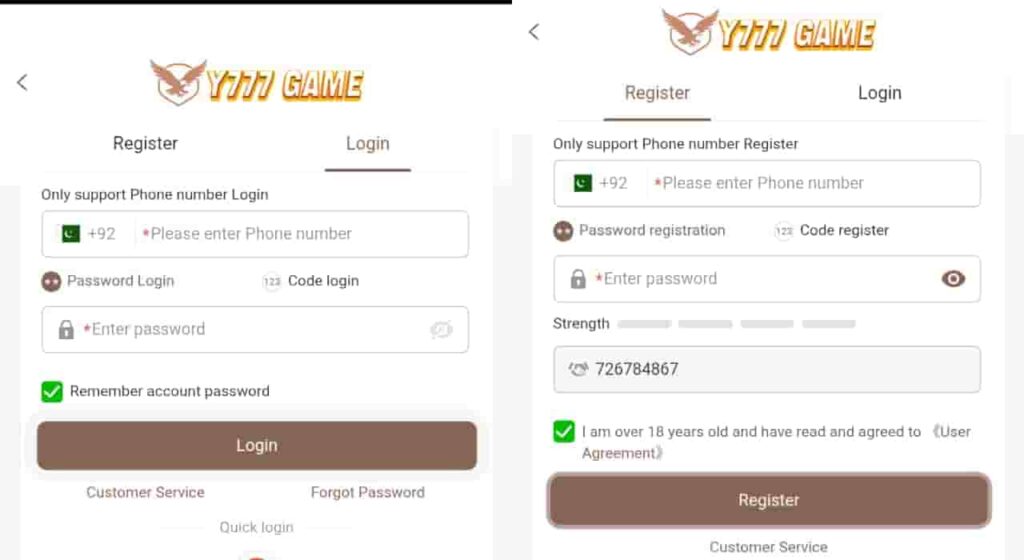 Y777 game