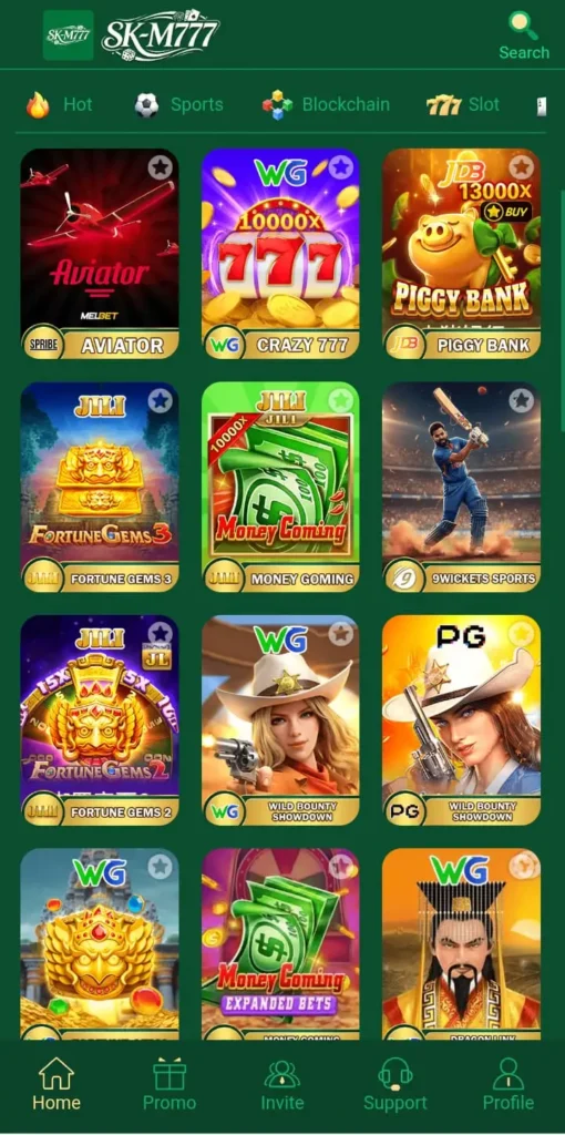 Games in SK-M777 