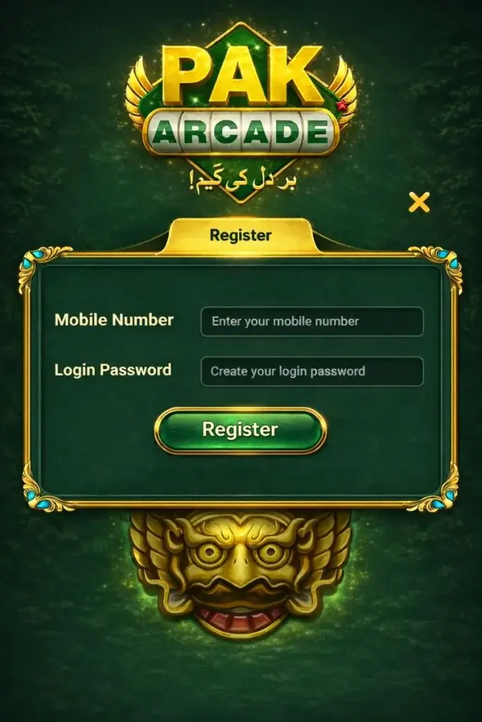 pak arcade login