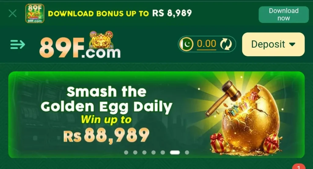 89F game bonus
